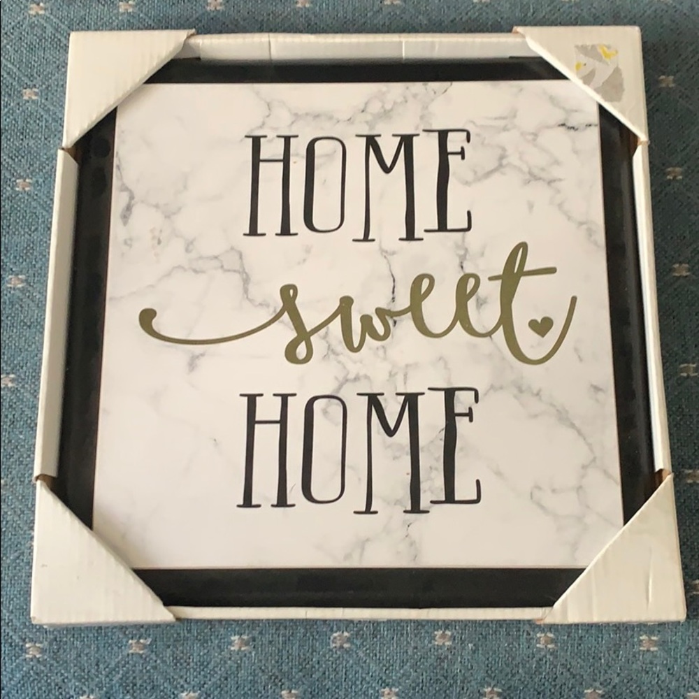 Home sweet home sign